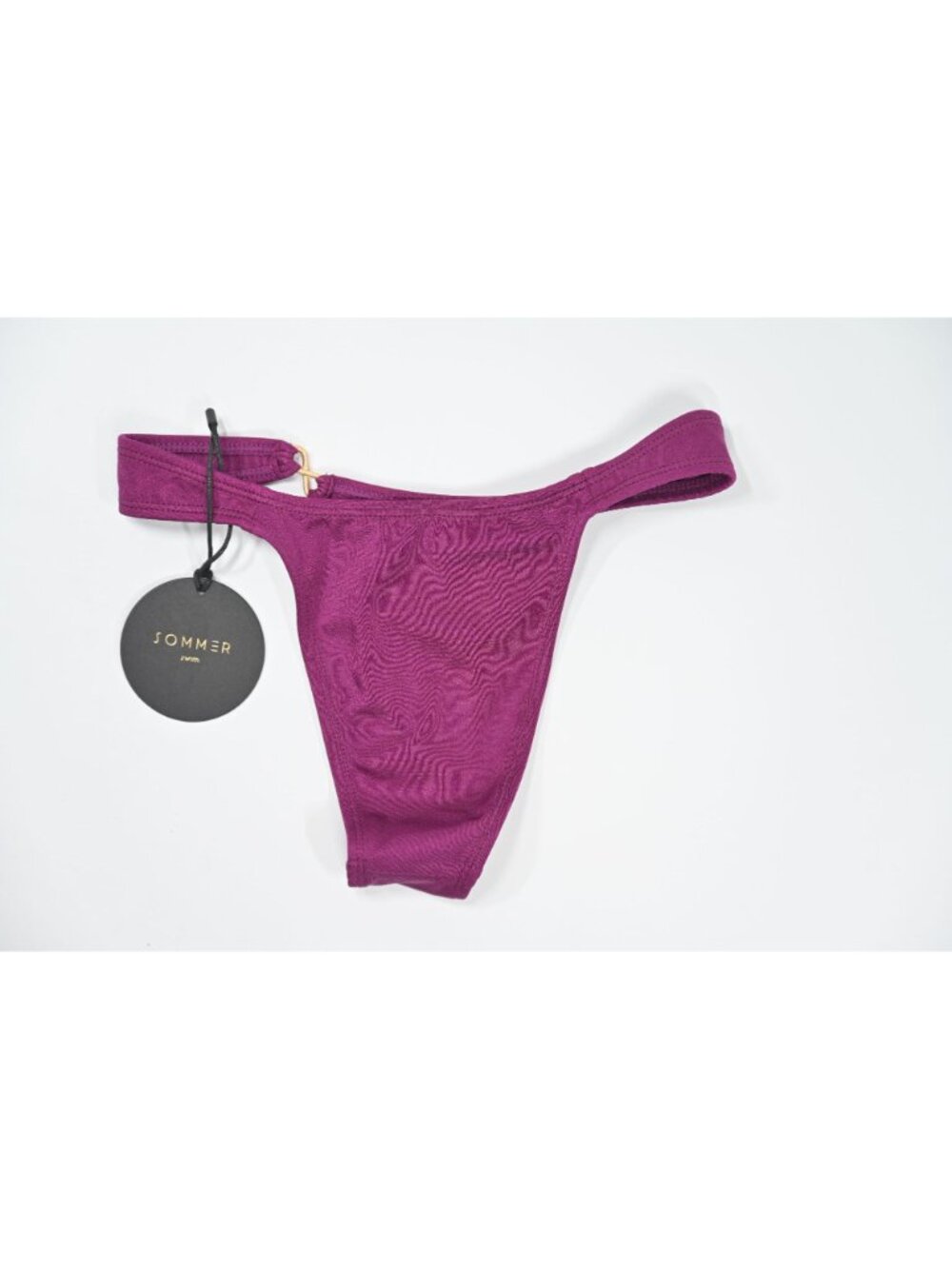 SOMMER Swim Nyra Bikini Bottoms in Plum Caspia - Picture 2 of 3